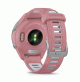 Forerunner 265S- Black Bezel with Light Pink Case and Light Pink/Powder Grey Silicone Band- 010-02810-15 - Garmin